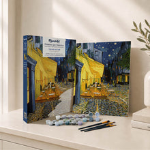 Carica l'immagine nel visualizzatore di Gallery, Kit Regalo per Dipingere con i Numeri - Terrazza del caffè la sera
Vincent van Gogh