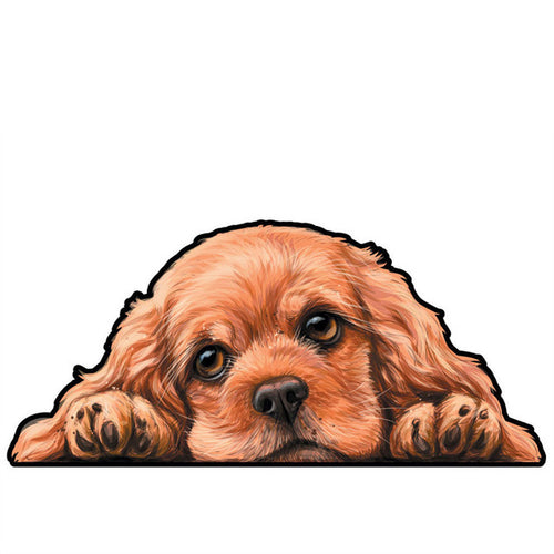 Puzzle 2D in legno - Cane annoiato