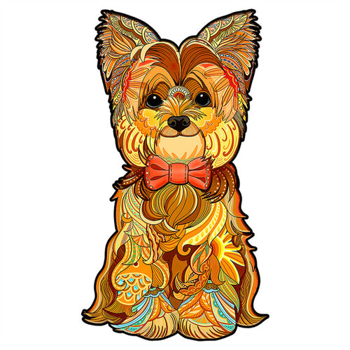 Puzzle 2D in legno - Yorkshire Terrier