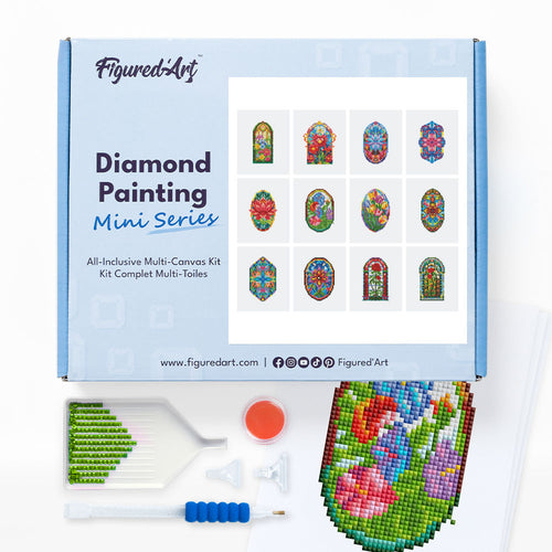Mini Set Diamond Painting - Vetrate