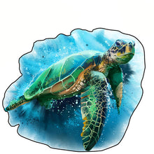Carica l&#39;immagine nel visualizzatore di Gallery, Puzzle 2D in legno - Tartaruga marina