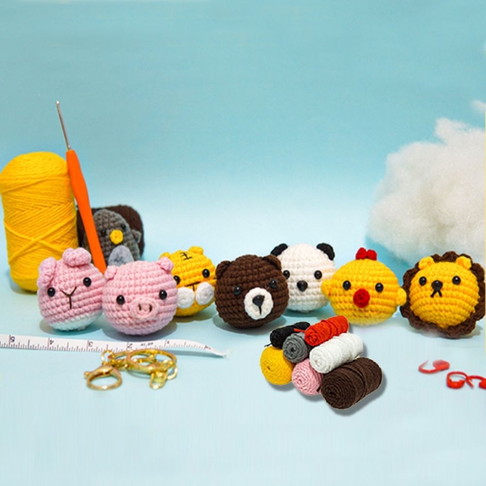 Kit Amigurumi - Testoline di Animali Figured'Art