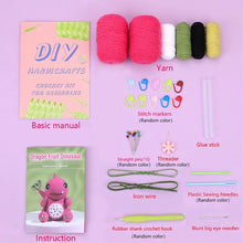 Carica l&#39;immagine nel visualizzatore di Gallery, Kit Amigurumi - Dinosauro Dragon Fruit
