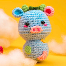 Carica l&#39;immagine nel visualizzatore di Gallery, Kit Amigurumi - Mucca Blu Figured&#39;Art