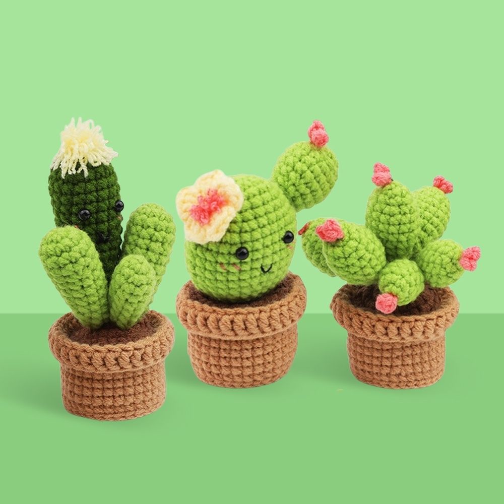 Kit Amigurumi - Trio di Cactus Figured'Art