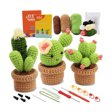 Carica l&#39;immagine nel visualizzatore di Gallery, Kit Amigurumi - Trio di Cactus