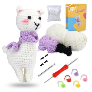 Kit Amigurumi - Lama con Sciarpa