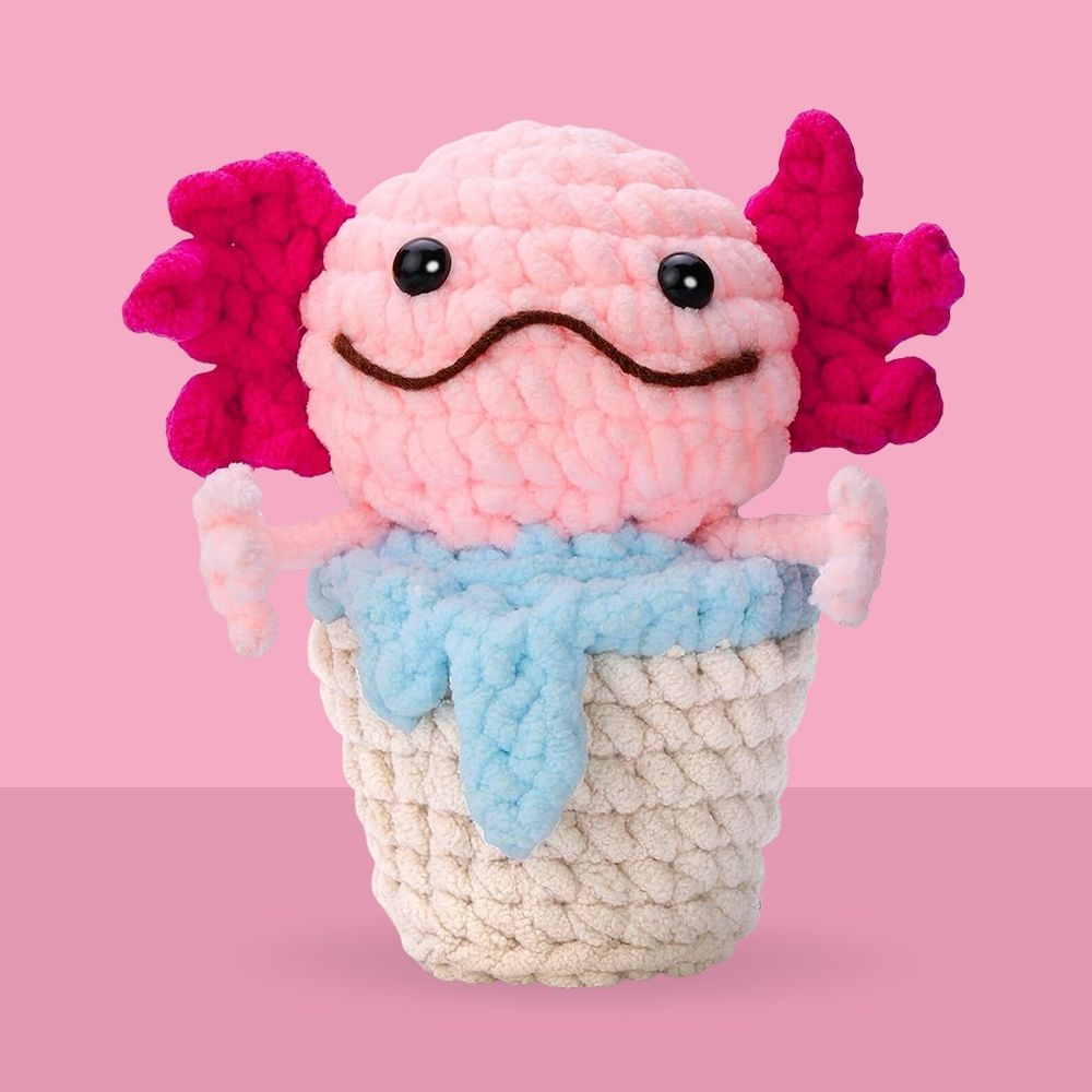 Kit Amigurumi - Axolotl in una Tazza Figured'Art