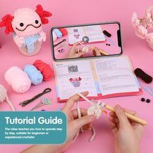 Carica l&#39;immagine nel visualizzatore di Gallery, Kit Amigurumi - Axolotl in una Tazza