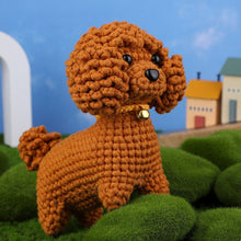 Carica l&#39;immagine nel visualizzatore di Gallery, Kit Amigurumi - Barboncino Marrone Figured&#39;Art