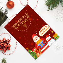 Carica l&#39;immagine nel visualizzatore di Gallery, Dipingere con i numeri Set di 6 Biglietti di Natale Fai da Te - Serie 1