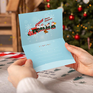 Dipingere con i numeri Set di 6 Biglietti di Natale Fai da Te - Serie 1