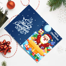 Carica l&#39;immagine nel visualizzatore di Gallery, Dipingere con i numeri Set di 6 Biglietti di Natale Fai da Te - Serie 2