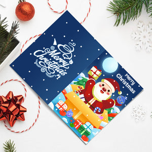 Dipingere con i numeri Set di 6 Biglietti di Natale Fai da Te - Serie 2