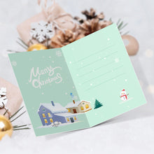 Carica l&#39;immagine nel visualizzatore di Gallery, Dipingere con i numeri Set di 6 Biglietti di Natale Fai da Te - Serie 2