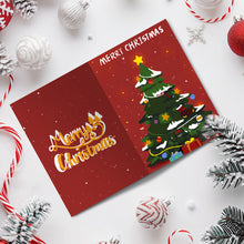 Carica l&#39;immagine nel visualizzatore di Gallery, Dipingere con i numeri Set di 6 Biglietti di Natale Fai da Te - Serie 3