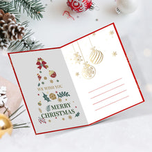 Carica l&#39;immagine nel visualizzatore di Gallery, Dipingere con i numeri Set di 6 Biglietti di Natale Fai da Te - Serie 3