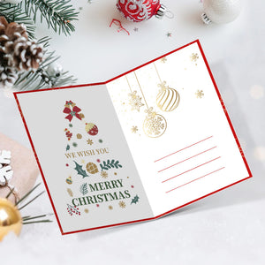 Dipingere con i numeri Set di 6 Biglietti di Natale Fai da Te - Serie 3