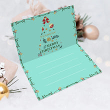 Carica l&#39;immagine nel visualizzatore di Gallery, Dipingere con i numeri Set di 6 Biglietti di Natale Fai da Te - Serie 4
