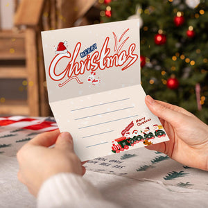Dipingere con i numeri Set di 6 Biglietti di Natale Fai da Te - Serie 4