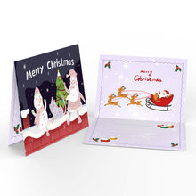 Carica l&#39;immagine nel visualizzatore di Gallery, Dipingere con i numeri Set di 6 Biglietti di Natale Fai da Te - Serie 5