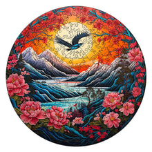 Carica l&#39;immagine nel visualizzatore di Gallery, Puzzle in Legno Adulti - Tramonto in montagna