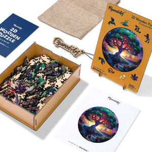 Puzzle in Legno Adulti - Albero Mistico