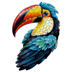 Puzzle in Legno Adulti - Tucano colorato