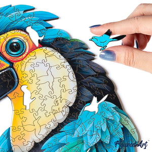 Puzzle in Legno Adulti - Tucano colorato
