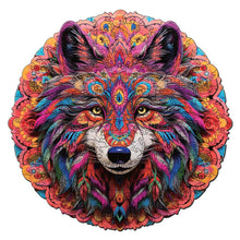 Carica l&#39;immagine nel visualizzatore di Gallery, Puzzle in Legno Adulti - Lupo Mandala