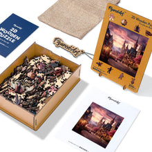 Carica l&#39;immagine nel visualizzatore di Gallery, Puzzle in Legno Adulti - Villaggio delle fiabe