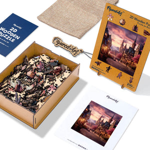 Puzzle in Legno Adulti - Villaggio delle fiabe