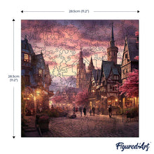 Carica l&#39;immagine nel visualizzatore di Gallery, Puzzle in Legno Adulti - Villaggio delle fiabe