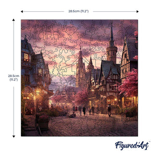 Puzzle in Legno Adulti - Villaggio delle fiabe