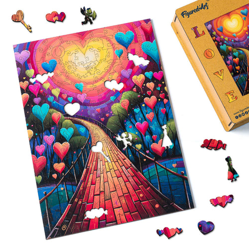 Puzzle in Legno Adulti - Sentiero degli innamorati