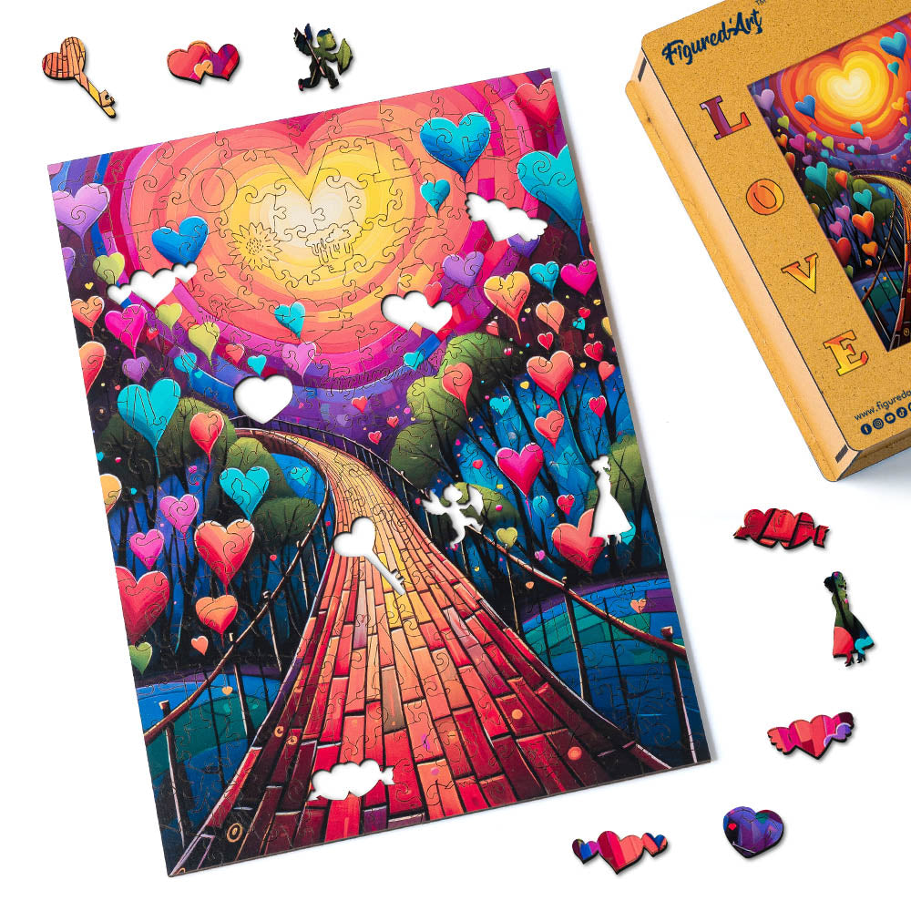 Puzzle in Legno Adulti - Sentiero degli innamorati