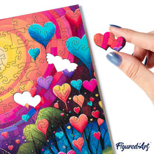 Carica l&#39;immagine nel visualizzatore di Gallery, Puzzle in Legno Adulti - Sentiero degli innamorati