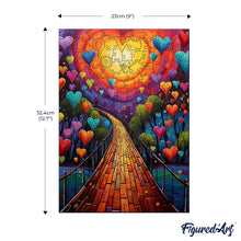 Carica l&#39;immagine nel visualizzatore di Gallery, Puzzle in Legno Adulti - Sentiero degli innamorati