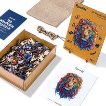 Carica l&#39;immagine nel visualizzatore di Gallery, Puzzle in Legno Adulti - Leone Mandala