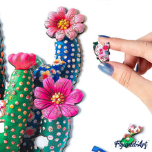Carica l&#39;immagine nel visualizzatore di Gallery, Puzzle in Legno Adulti - Cactus fiorito in vaso