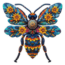 Carica l&#39;immagine nel visualizzatore di Gallery, Puzzle in Legno Adulti - Ape Floreale