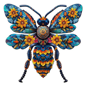 Puzzle in Legno Adulti - Ape Floreale