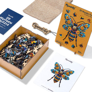 Puzzle in Legno Adulti - Ape Floreale
