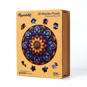 Puzzle in Legno Adulti - Mandala colorato
