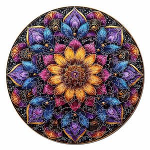Puzzle in Legno Adulti - Mandala colorato