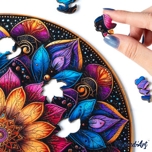 Puzzle in Legno Adulti - Mandala colorato