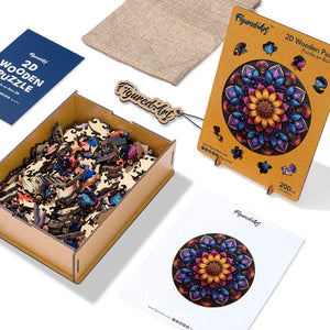 Puzzle in Legno Adulti - Mandala colorato
