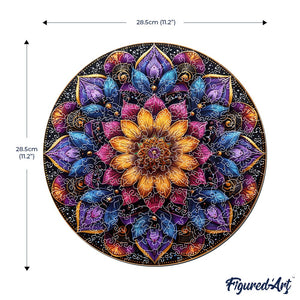 Puzzle in Legno Adulti - Mandala colorato