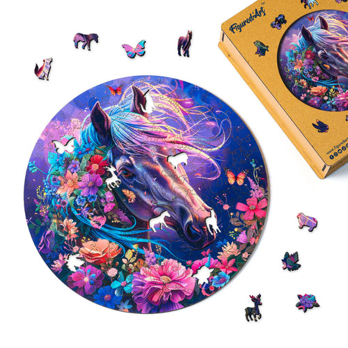 Puzzle in Legno Adulti - Cavallo Fiabesco