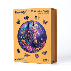 Puzzle in Legno Adulti - Cavallo Fiabesco